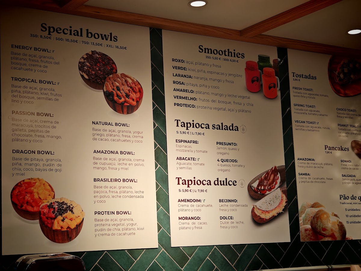 AMAZONIA ACAI GETAFE Menu - Image 2